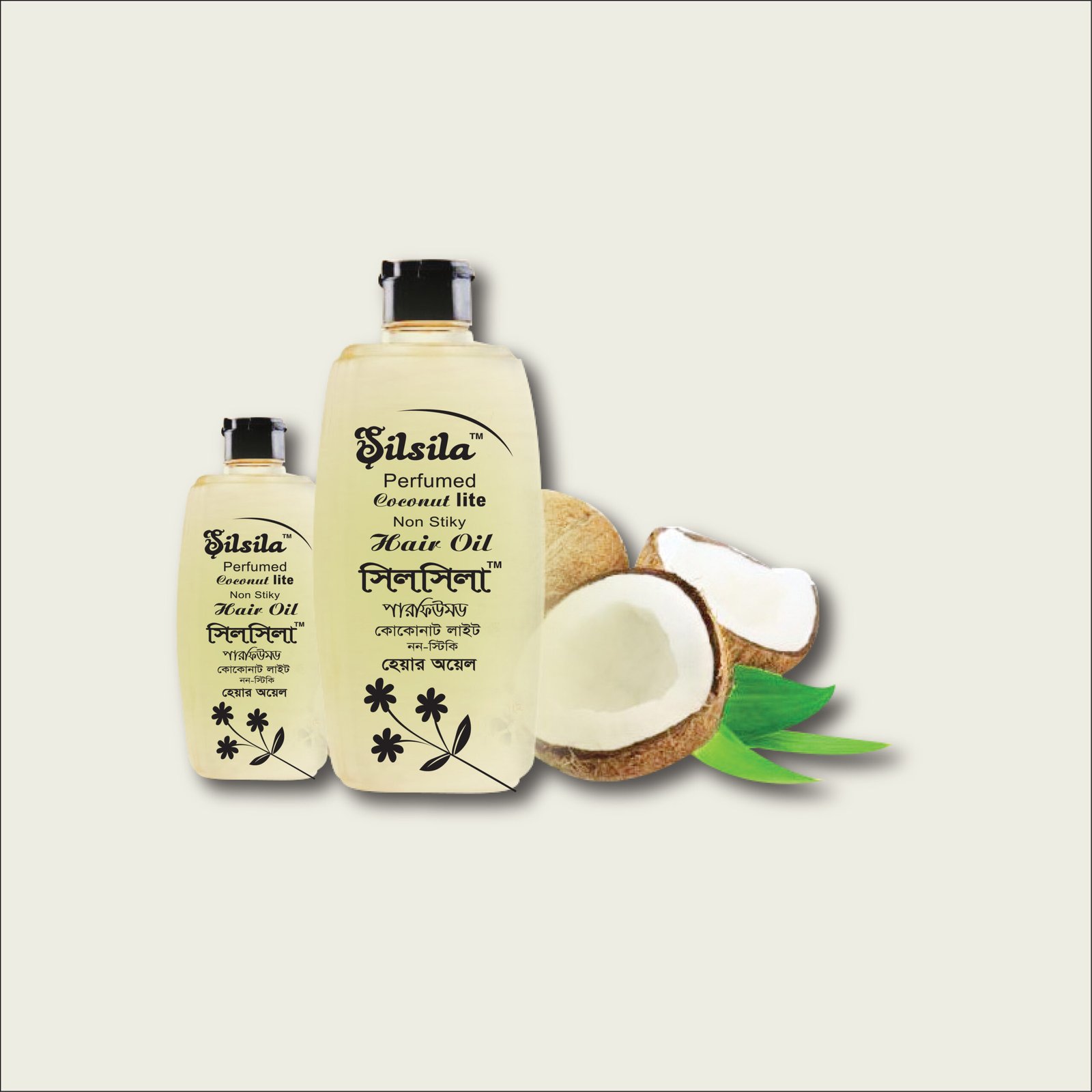 B--23 Perfumed Coconut Lite Non Sticky Hair Oil - Image 1